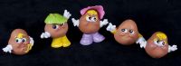 Hasbro Potato Head Kids 5pc Figure Lot Vintage 1986